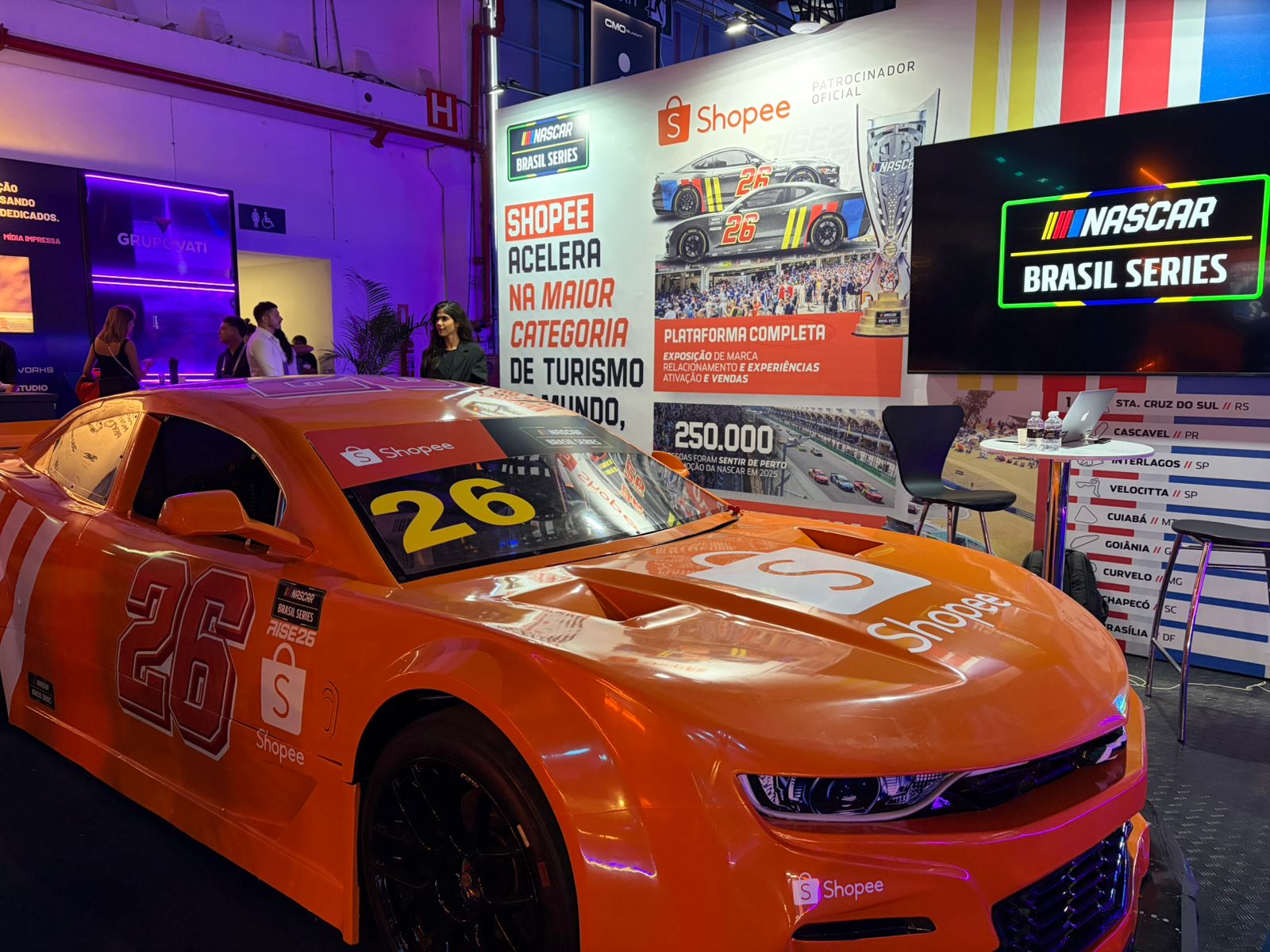 Shopee acelera com a NASCAR Brasil e será patrocinadora da temporada 2026