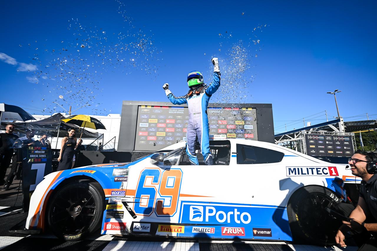NASCAR Brasil: Nicolas Costa vence a corrida deste domingo em Cascavel